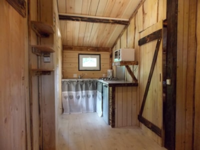 Wooden chalet - 28m² from 2018 with sanitary facilities, reinforced insulation, terrace — 2