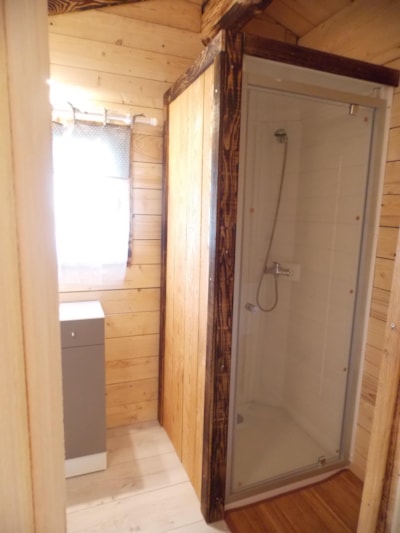 Wooden chalet - 28m² from 2018 with sanitary facilities, reinforced insulation, terrace — 3