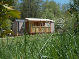 Accommodation - Mobilhome Titania De 2019, With Covered Terrace 4P (21,8M²) - Camping Au Mica