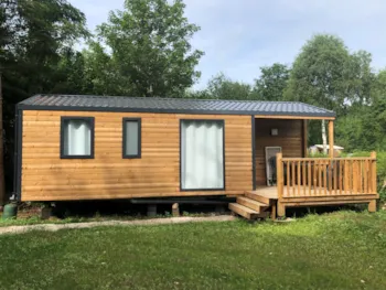 Accommodation - Mobichalet Trio 29M² With Terrace Semi Covered + Dishwasher (2021) - Camping Au Mica