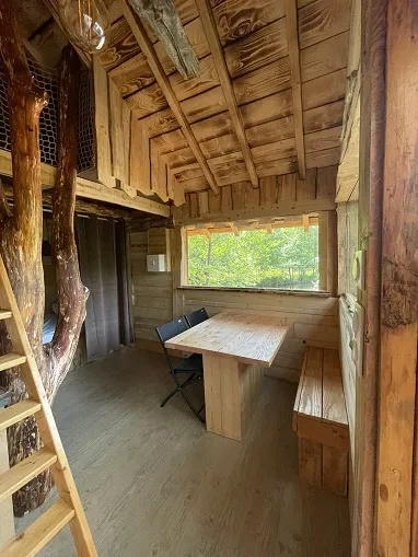 Cabane Du Héron (Dans Les Arbres) Avec Vue Sur L'étang - 2021