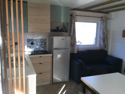 Chalet de l'île - 35m² - 3 bedrooms with dishwasher - on stilts - pond view - 2024 — 5