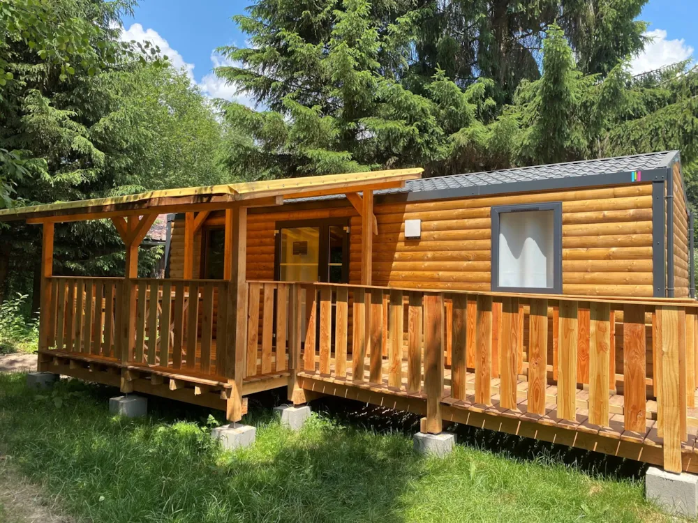 Location - Mobichalet Pmr 4Pers - 2 Chambres - 31M² - Terrasse Couverte (2023) - Camping Au Mica