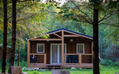 Chalet douglas - with dishwasher - 3 bedrooms - 35m² and covered terrace (2022) — 1