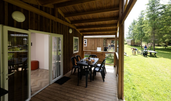 Chalet Douglas Avec Lave-Vaisselle 3Ch - 35M² Et Terrasse Couverte (2022)