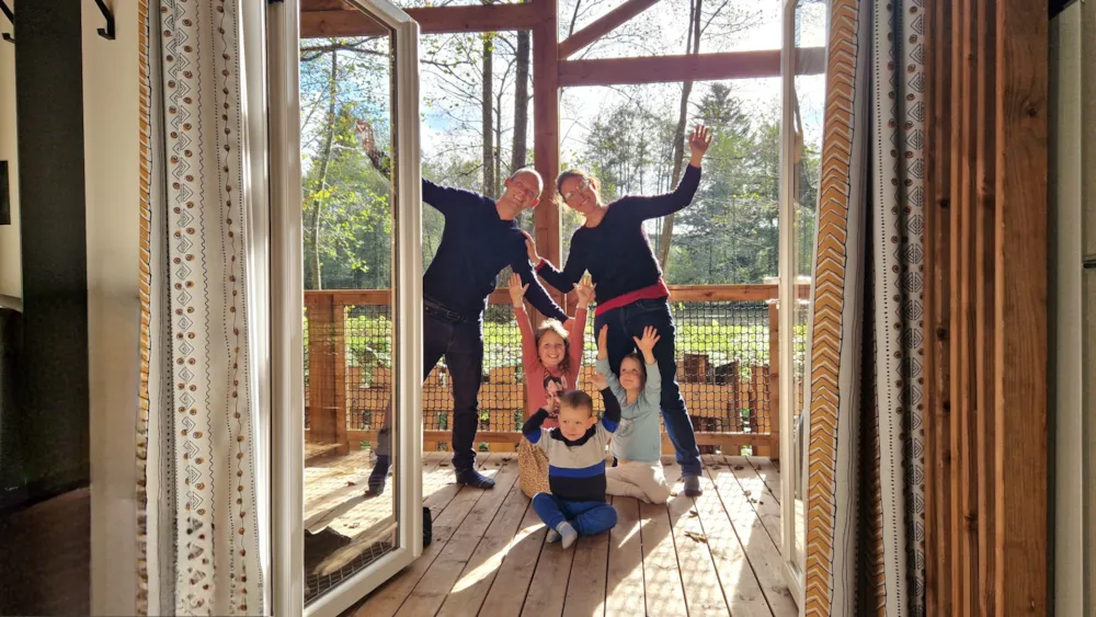 Location - Chalet De L'île - 35M² - 3 Chambres Avec Lave-Vaisselle - Sur Pilotis - Vue Étang - 6P - 2024 - Camping Au Mica