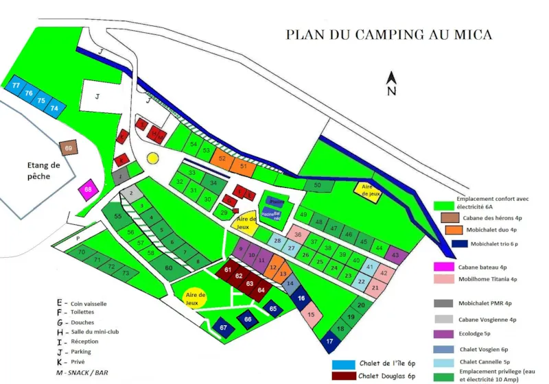 Forfait Confort : Emplacement Avec Électricité 6A + Véhicule
