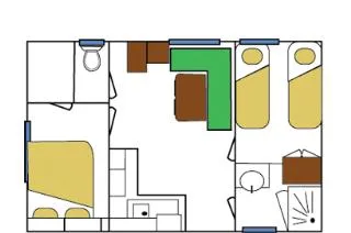 Mobil-Home Avec Sanitaires