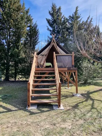 Mietunterkunft - Zelt Moorea 5,5M² 1 Zimmer - Ohne Sanitäranlagen - Flower Camping Les Micocouliers