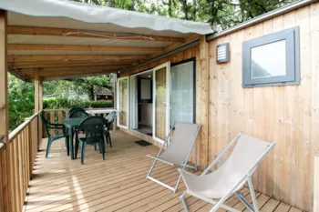 Mietunterkunft - Mobilheim Saint-Cirq-Lapopie 3 Zimmer - Sites et Paysages Les Hirondelles
