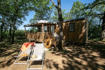 Mobil-home Privilège Saint Cirq Lapopie 2 Bedrooms - TV