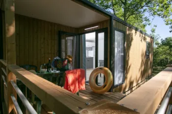Mietunterkunft - Comfort Mobilheim Padirac 2 Schlafzimmer - Tv - Sites et Paysages Les Hirondelles
