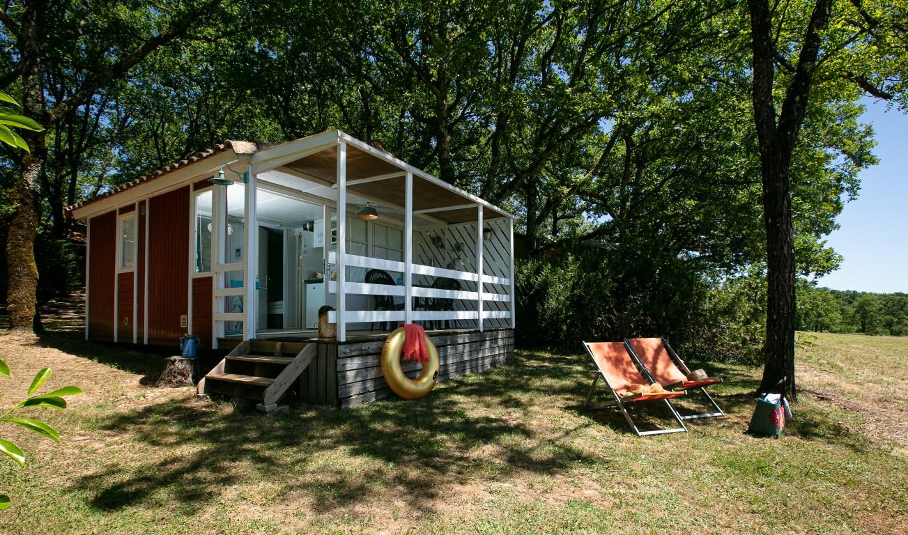 Location - Cottage Shabby Chic Insolite Premium - 1 Ch - Camping Sites et Paysages Les Hirondelles