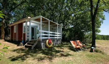 Mietunterkunft - Cottage Shabby Chic 17M² Mit Sanitären Anlagen + Terrasse - Sites et Paysages Les Hirondelles