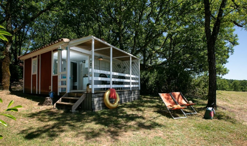 Cottage Shabby Chic 17m² mit sanitären Anlagen + terrasse