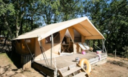 Huuraccommodatie(s) - Tente Lodge Insolite Nature - 2 Sl.K. - Zonder Sanitair - Sites et Paysages Les Hirondelles