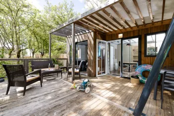 Mietunterkunft - Chalet Premium (2 Schlafräume) - Tv - 2 Badezimmer - Sites et Paysages Les Hirondelles