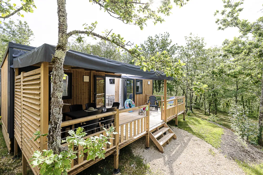 Location - Mobil-Home Premium Lacave - 2 Ch - Tv - Clim - Lv - 2 Sdb - Sites et Paysages Les Hirondelles