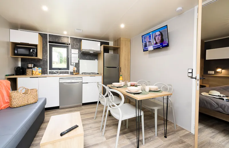 Mobil-Home Premium Lacave - (2 Ch) - Tv - Clim - Lv - 2 Sdb