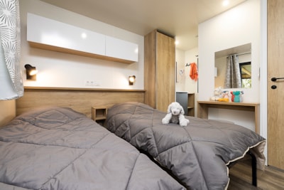Premium Mobil-home Lacave - (2 bedrooms) - TV - 2 bathrooms