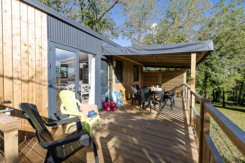 Mobil-Home Premium Lacave - (3 Ch) - Tv - Clim - Lv - 2 Sdb