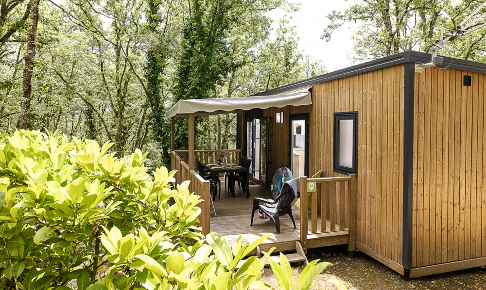 Location - Mobil-Home Privilège Loupiac - 2 Ch - Tv - Clim - Sites et Paysages Les Hirondelles