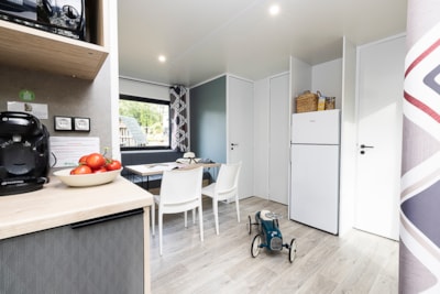 Mobile home Rocamadour 26m² with private facilities + terrace
