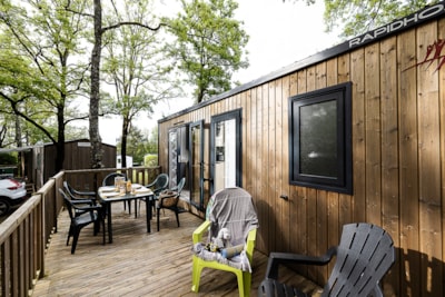 Mobile home Rocamadour 26m² with private facilities + terrace