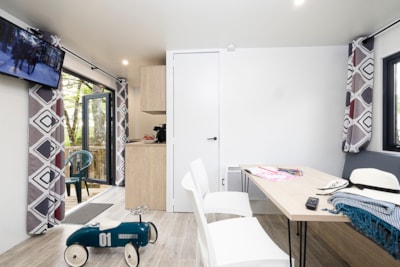Mobile home Rocamadour 26m² with private facilities + terrace