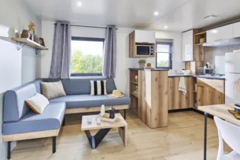 Mietunterkunft - Mobilheim Privilège Souillac – 2 Schlafzimmer – Tv – Klimaanlage - Sites et Paysages Les Hirondelles