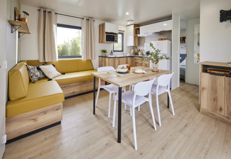Mobilheim Privilège Souillac – 3 Schlafzimmer – TV – Klimaanlage