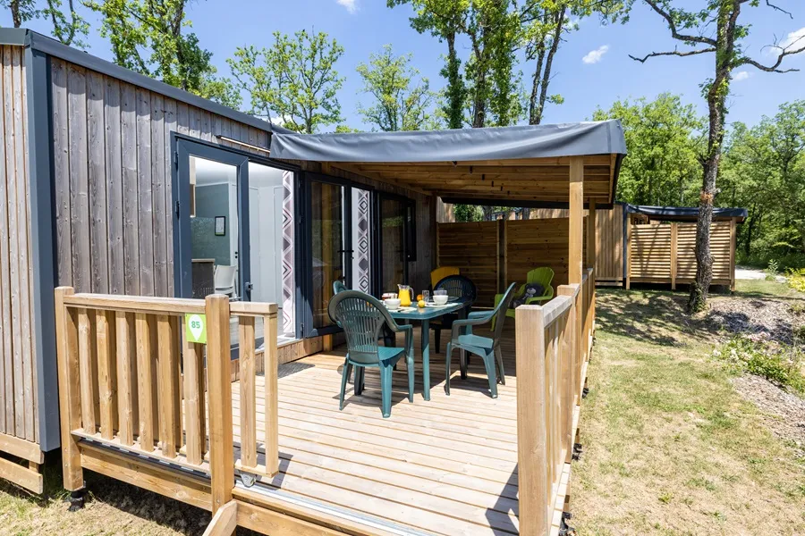 Location - Mobil-Home Confort Rocamadour 2 Ch - Tv - Sites et Paysages Les Hirondelles