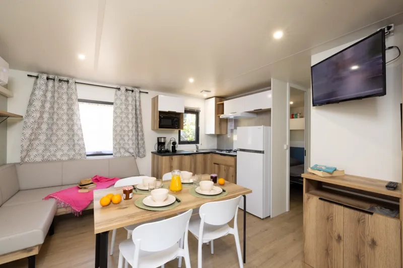 Mobil-Home Privilège Souillac - 3 Ch - Tv - Clim