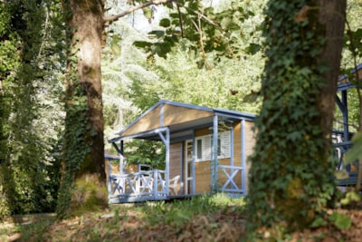 Cozy chalet, living room, kitchen, 2 bedrooms, bathroom, terrace, parking