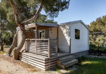Mietunterkunft - Mobilheim Premium Timor - 1 Schlafzimmer - - Camping L'Arquet - La Côte Bleue