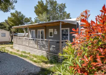 Mietunterkunft - Mobilheim Premium Iroise - 2 Schlafzimmer - - Camping L'Arquet - La Côte Bleue