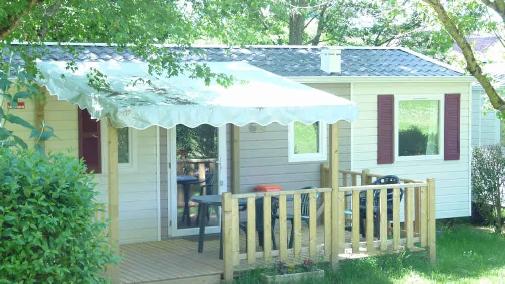 Mobil-Home Trigano Luxe 31 M2  ( 3  Zimmer  ) + Halb Überdachte Terrasse