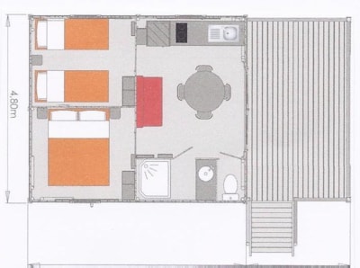CABANE LODGE LOU PITCHONIER 39 m2 - 2 bedrooms — 8