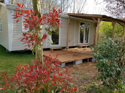 Mobile-home 2 bedrooms PADIRAC LUXE 30 m2 + Half-covered terrace — 2