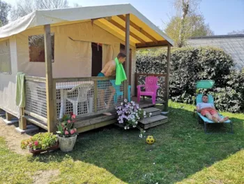 Mietunterkunft - Lodge 2 Zimmer - Camping Le Ragis