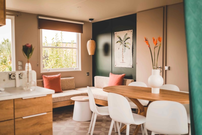 Stacaravan Premium- 3 slaapkamers - 2 doucheruimtes