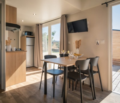 Mobil Home Premium - 2 bedrooms with air conditioning and dishwasher