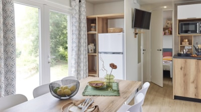 Mobil Home Premium - 4 bedrooms - 2 bathrooms with air conditioning and dishwasher