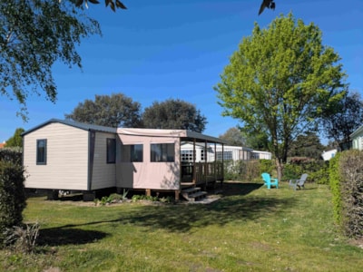 Mobil Home Premium - 2 bedrooms with air conditioning and dishwasher