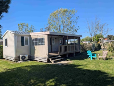Mobil Home Premium - 3 bedrooms with air conditioning and dishwasher