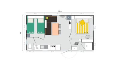 Mobil-home PREMIUM - Quartier Réserve