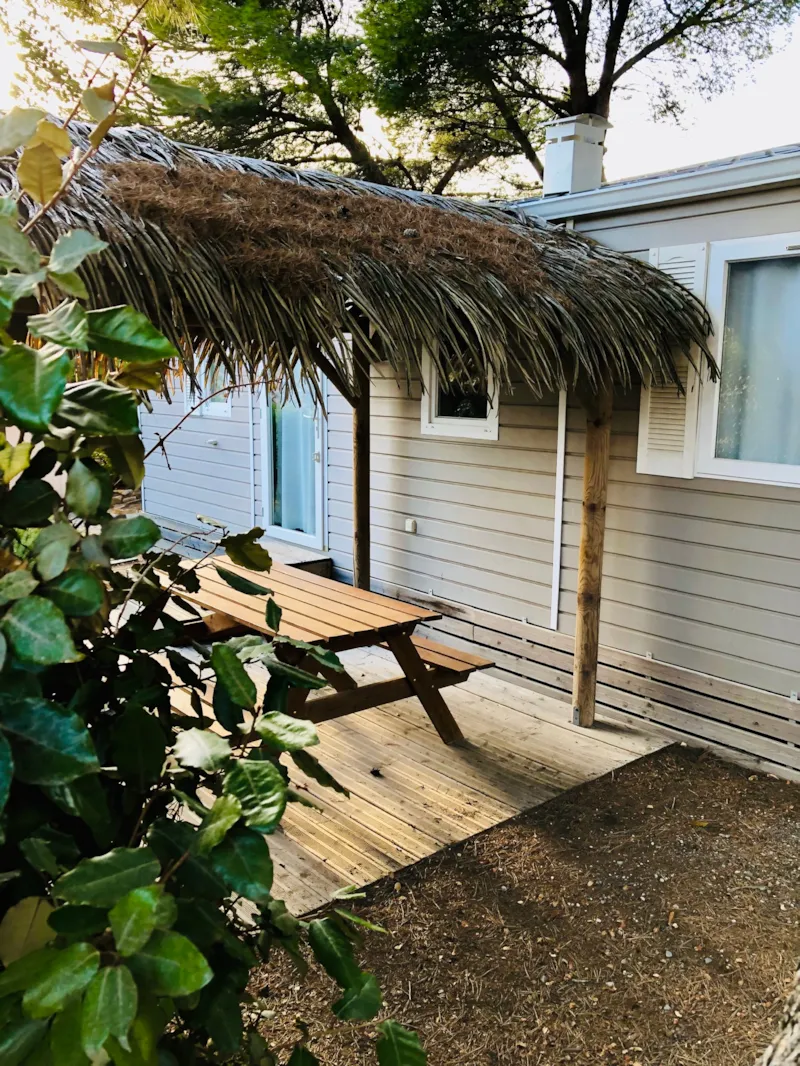 Mobil-Home Confort Family - Côté Jardin