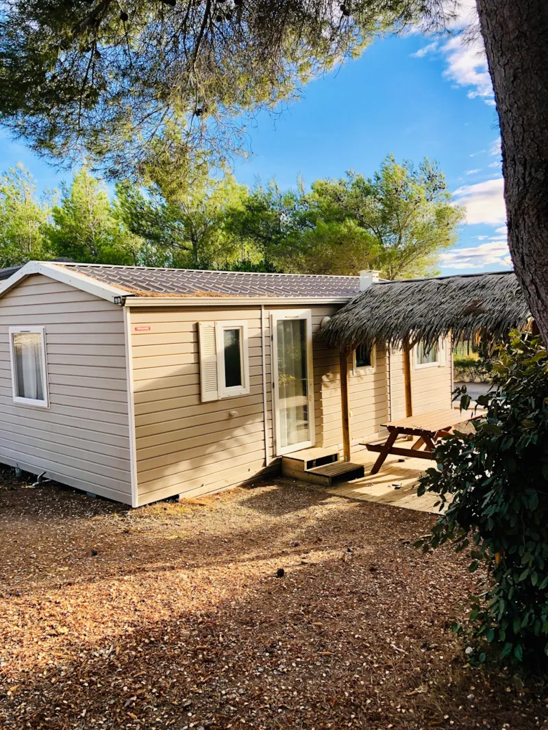 Mobil-Home Confort Family - Côté Jardin