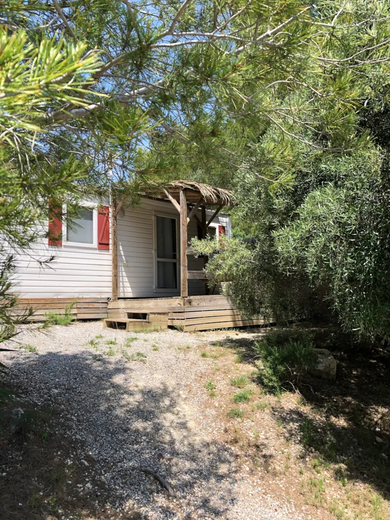 Mobil-Home Confort - Côté Jardin