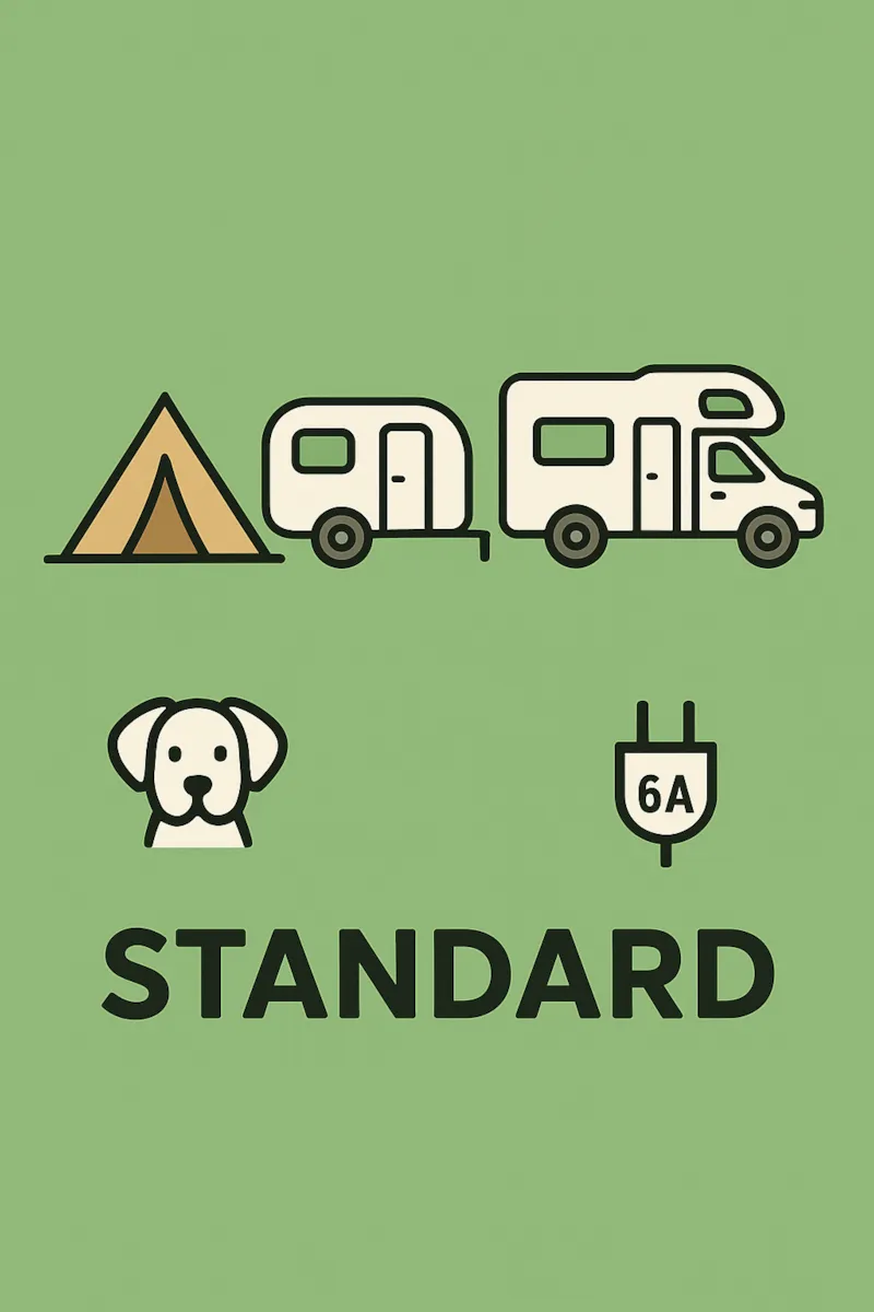 Emplacement Camping + Electricite (6A)